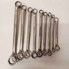 9x GEDORE Ring Spanners Medium