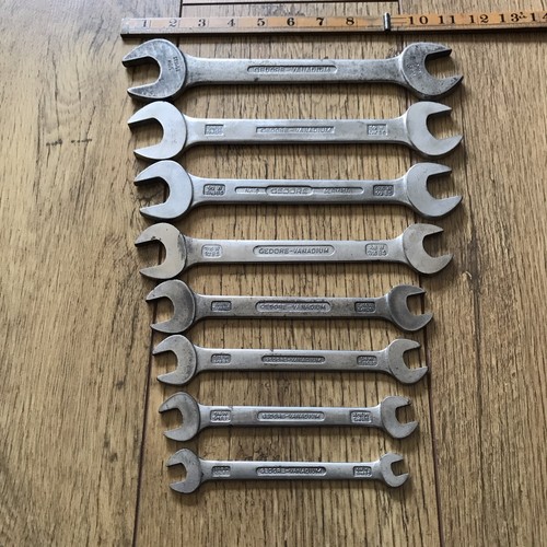 Vintage gedore 6 spanners - 8,